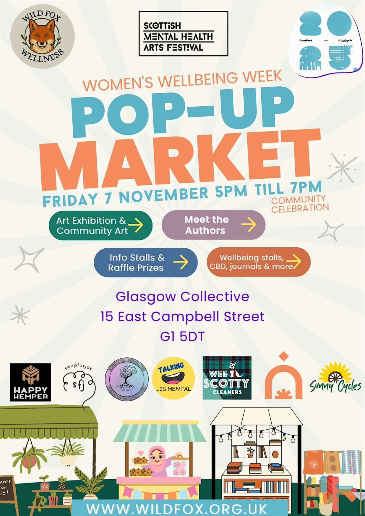 Market Stalls - Womens Wellbeing Week - SMHAF