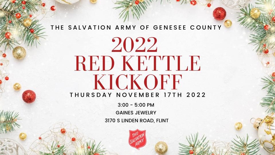 2022 Red Kettle Kickoff Gaines Jewelry, Flint, MI November 17, 2022