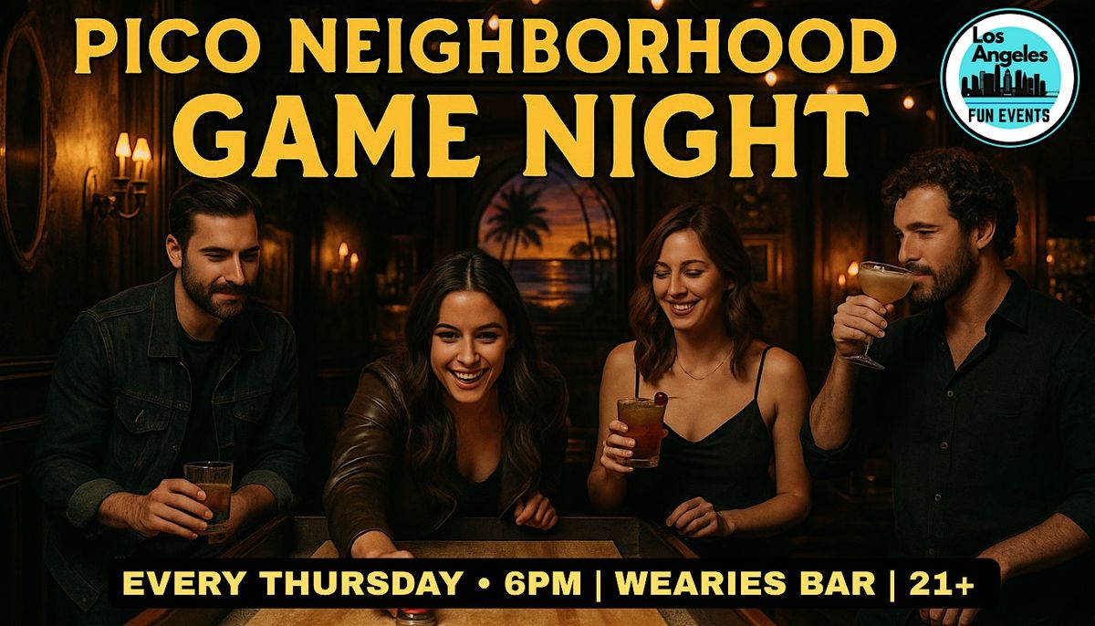 Pico Santa Monica Game Night & Social