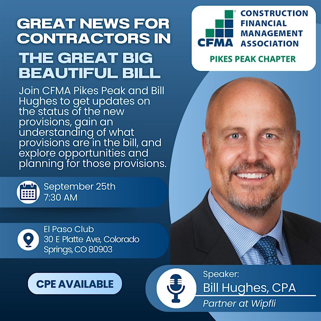 Great News for Contractors One Great Big Beautiful Bill