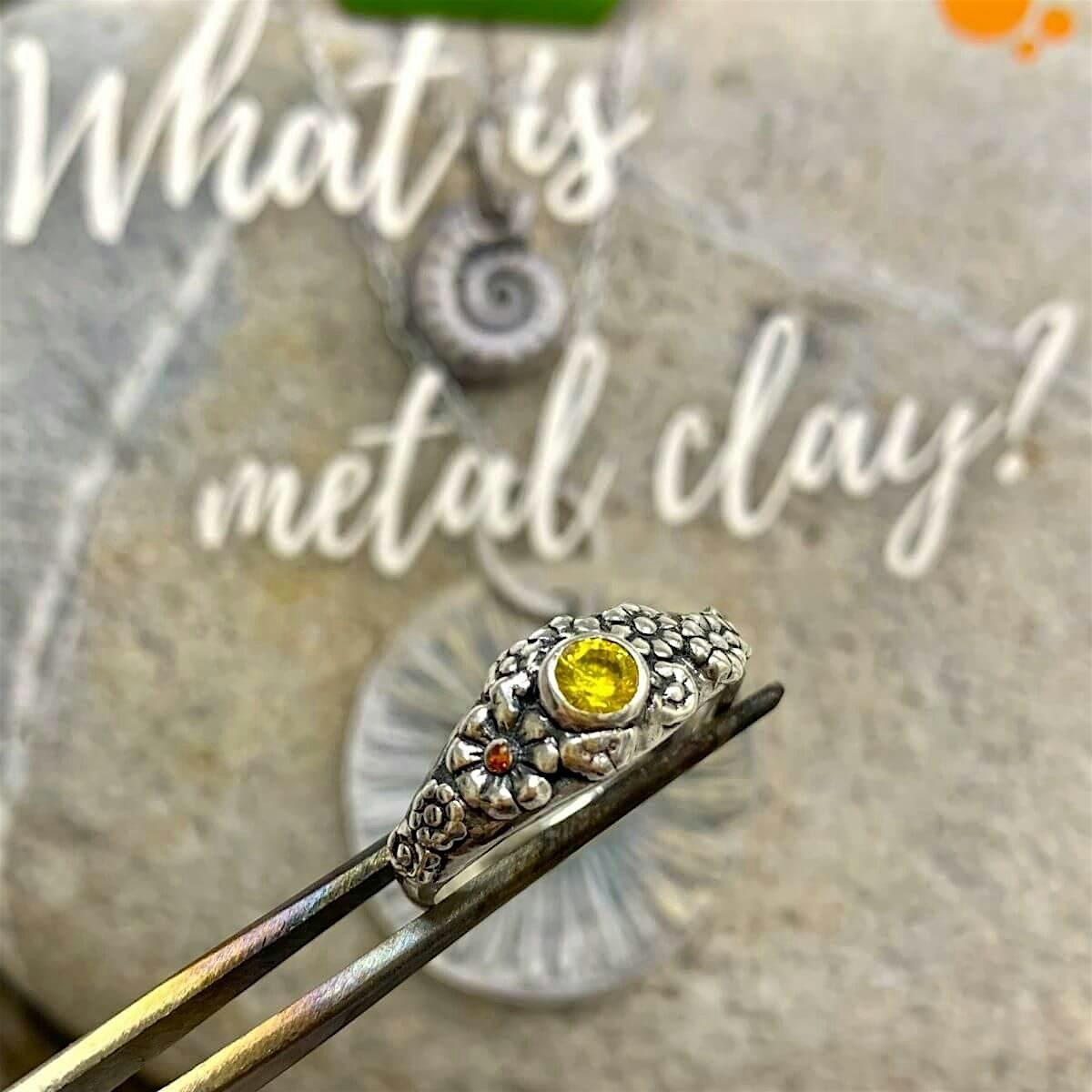 Stone Setting in Silver Clay Workshop