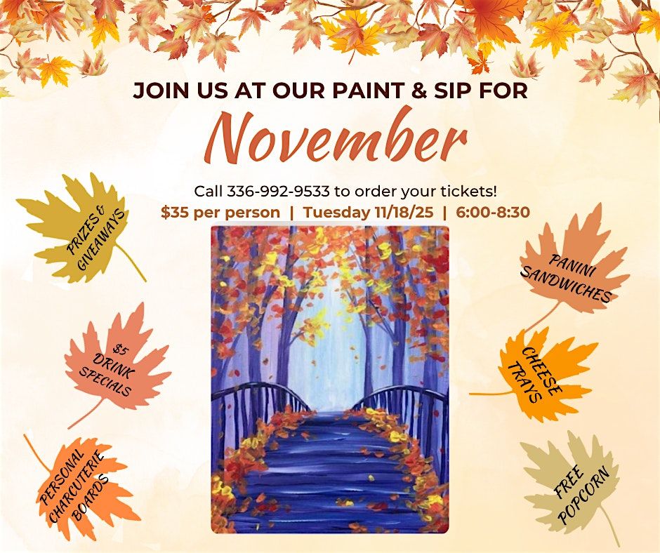 November Paint & Sip
