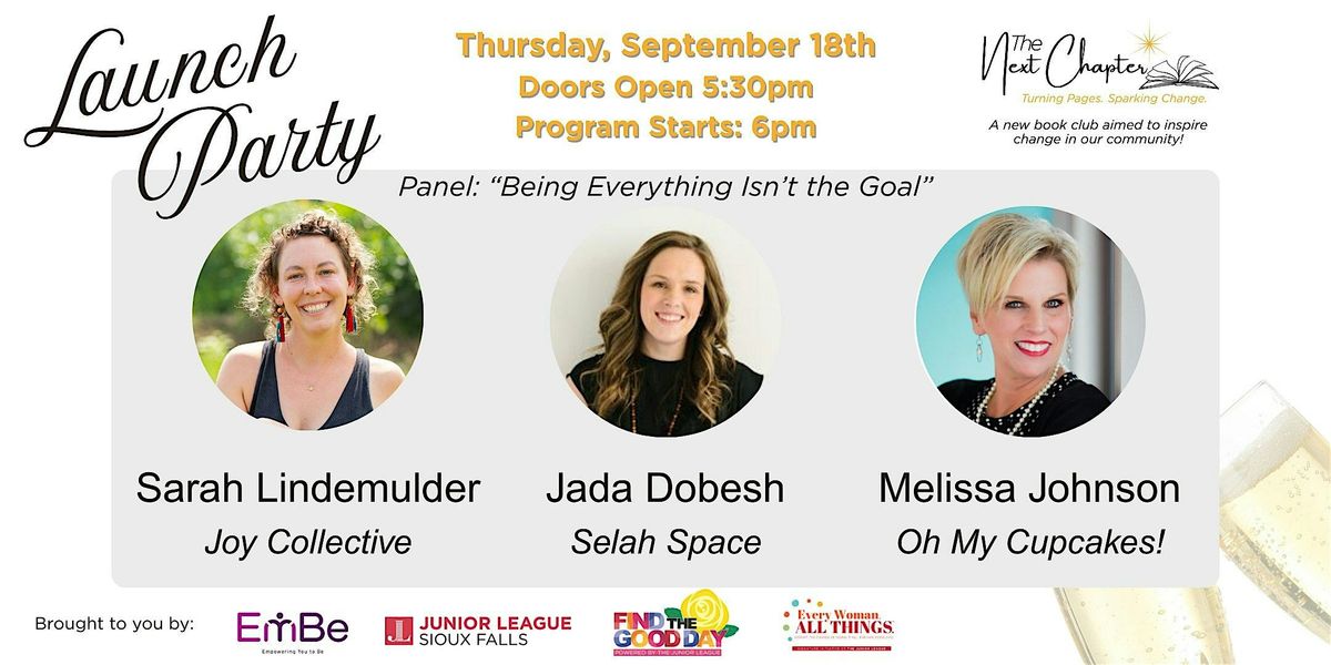 Launch Party: The Next Chapter Book Club