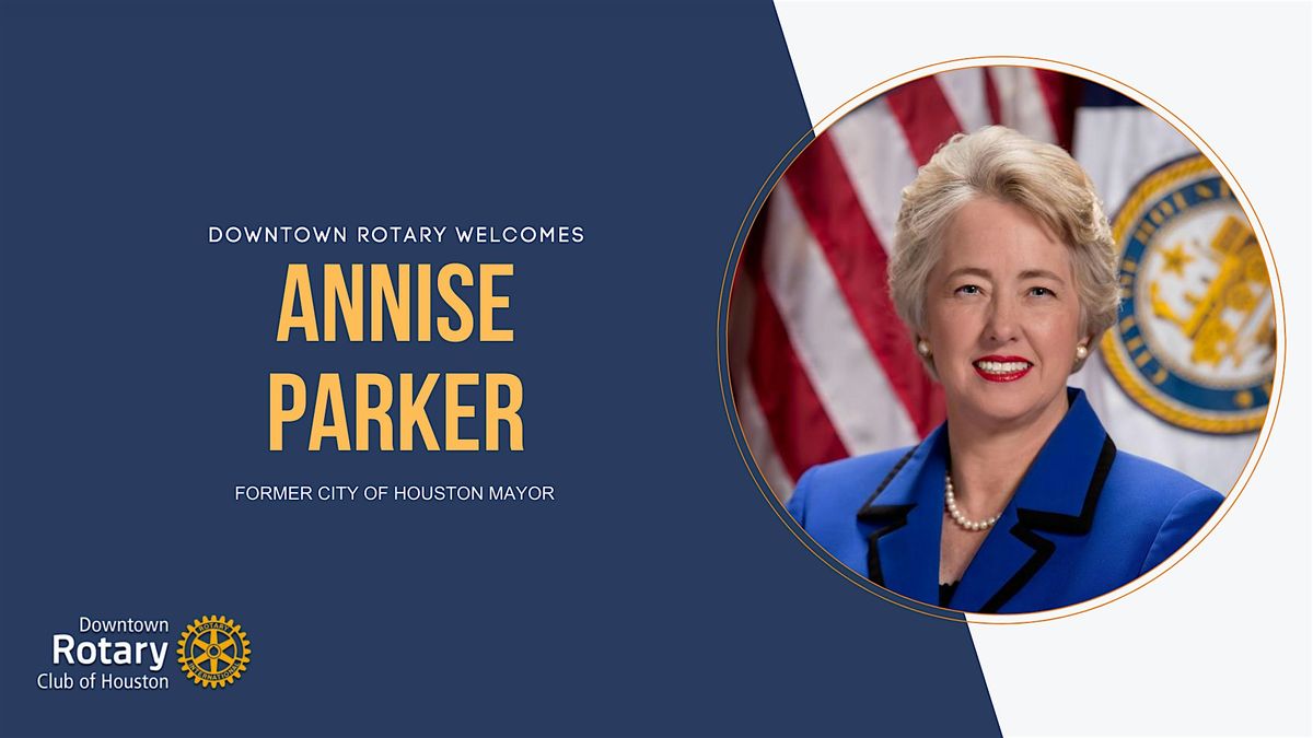Former City of Houston Controller and Mayor Annise Parker