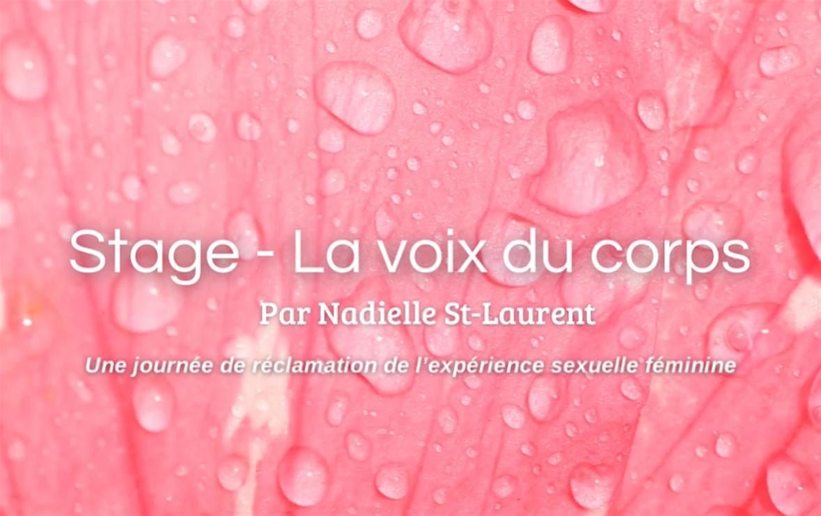 Stage - La Voix du Corps