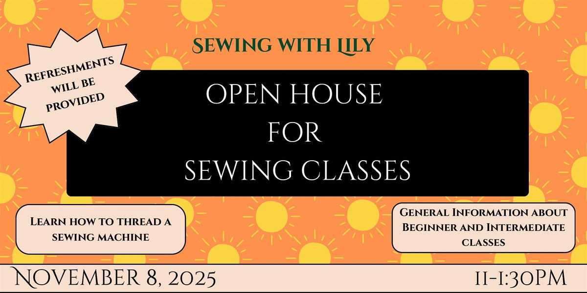 Open House for Sewing Classes in Bronx
