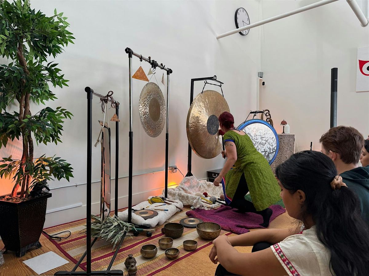 Sound Journey Gong Meditation with Sound Artist Stephanie Wood