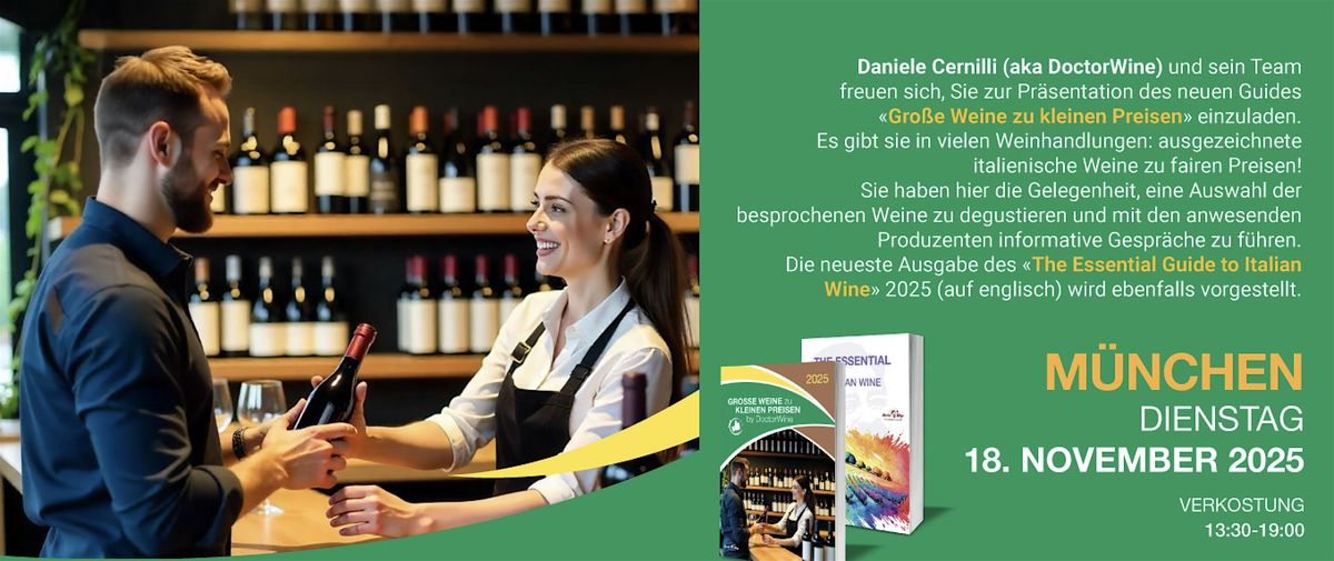 DoctorWine Verkostung M\u00fcnchen