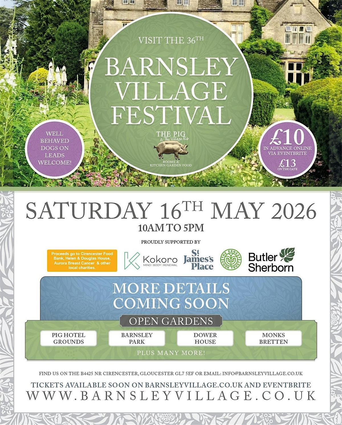 Barnsley Village Garden Festival 2026