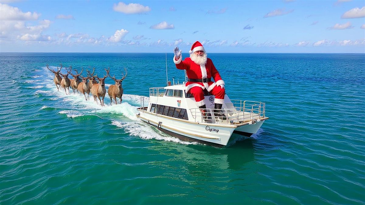 Oceania Harmonys Santa on a boat!