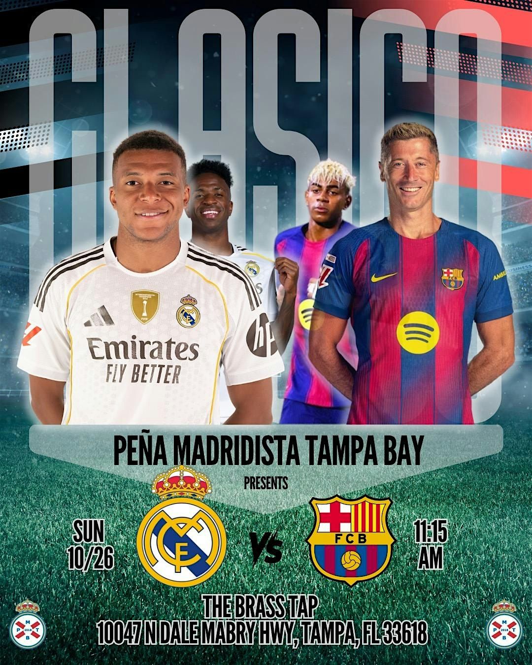 El Cl\u00e1sico Pe\u00f1a Madridista Tampa Bay
