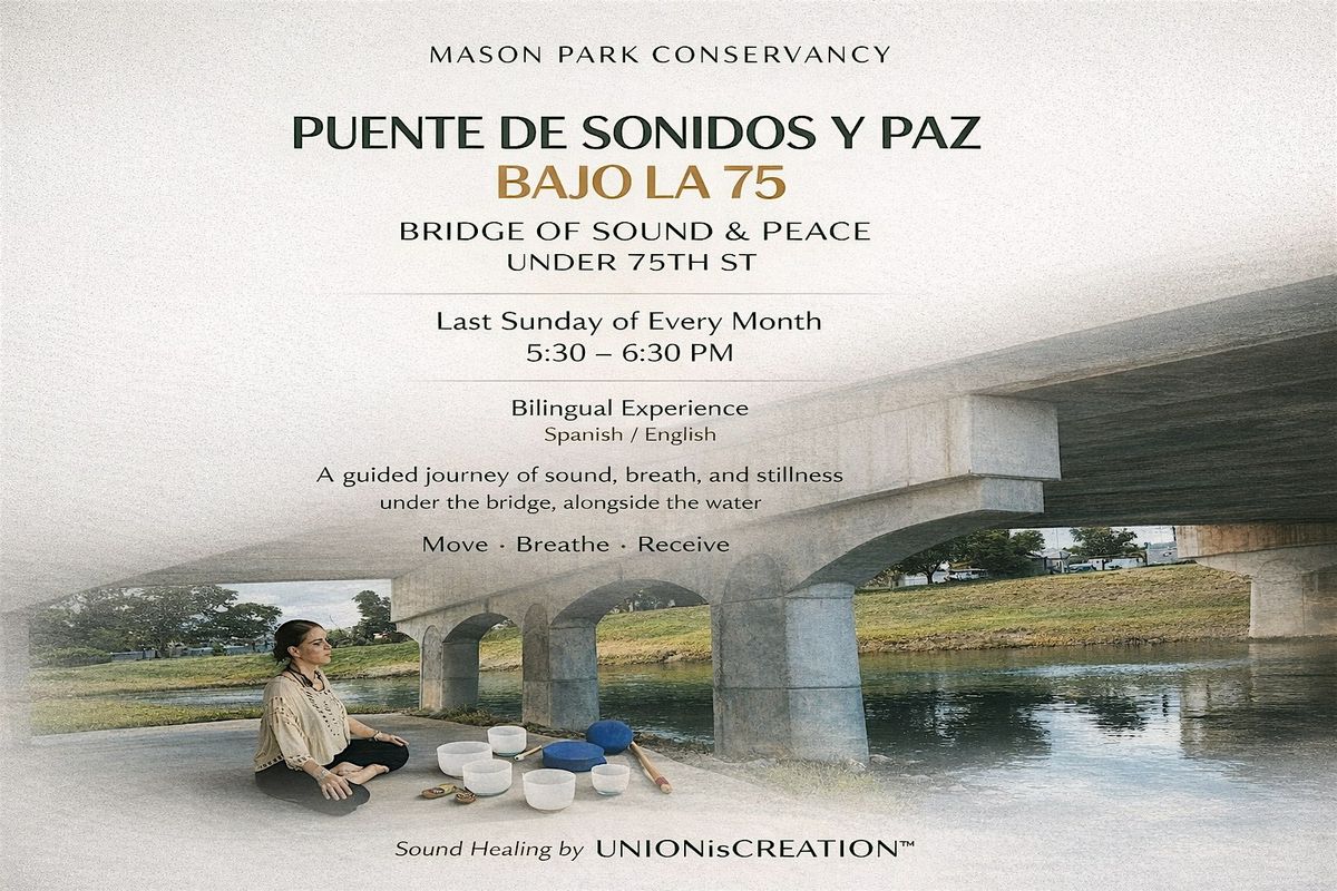 Mason park - Puente de sonidos y paz - bajo la 75- Bridge of Sounds & Peace