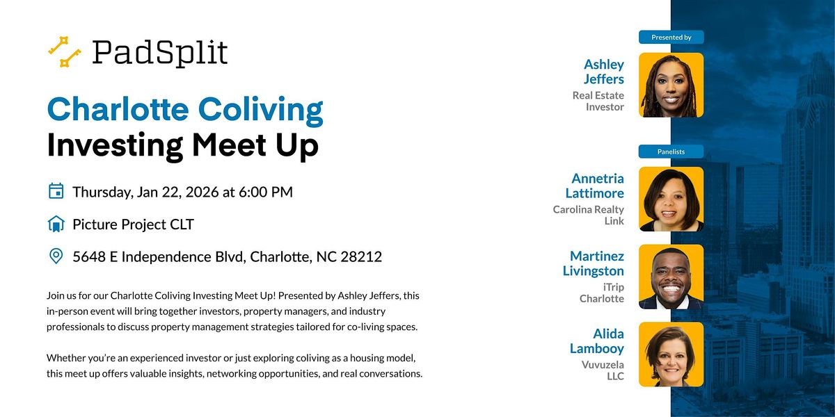 Charlotte Coliving Investing Meet Up
