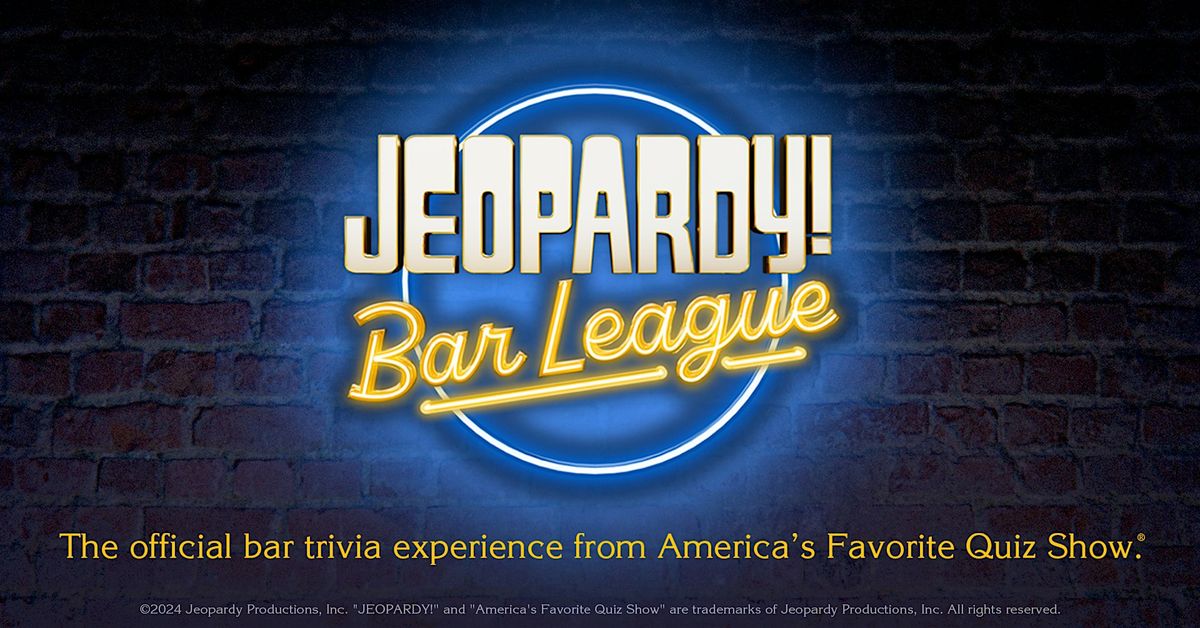 Play Trivia with Jeopardy! Bar League | $25 + $15 Eureka! Gift Cards
