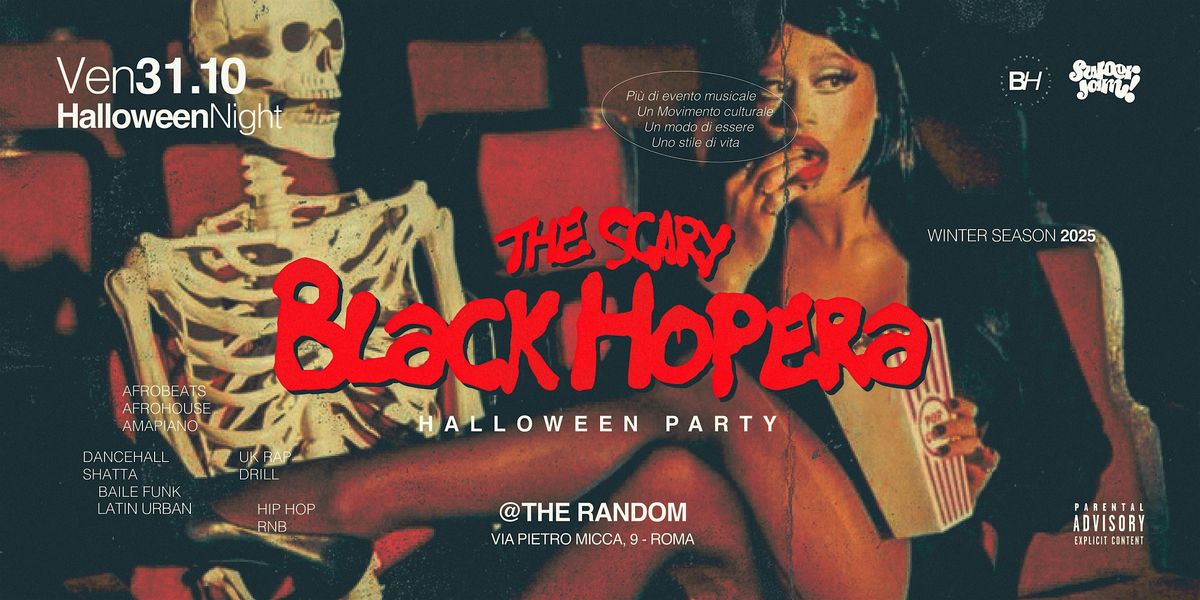 THE SCARY BLACK HOPERA HALLOWEEN PARTY