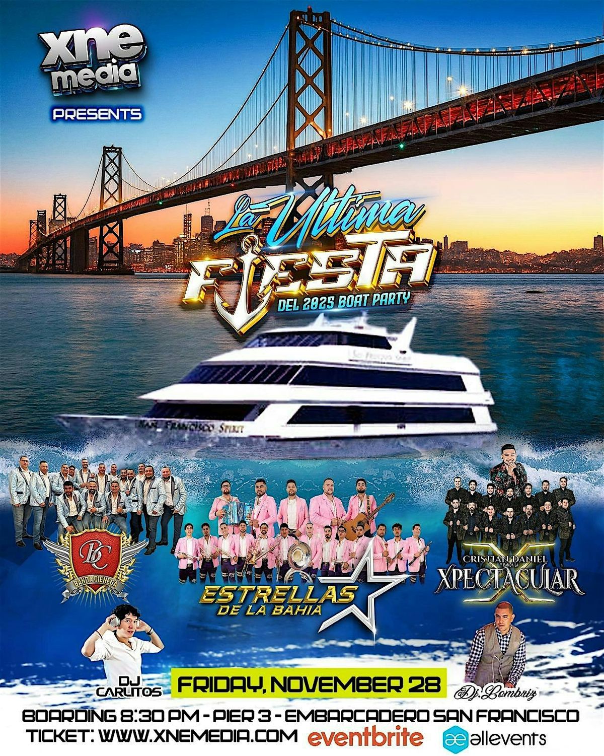La \u00daltima Fiesta Del 2025 Boat Party