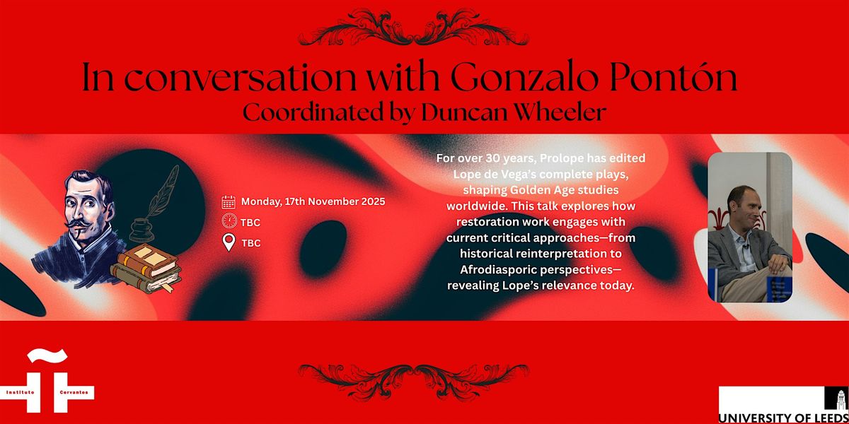 In conversation with Gonzalo Pont\u00f3n