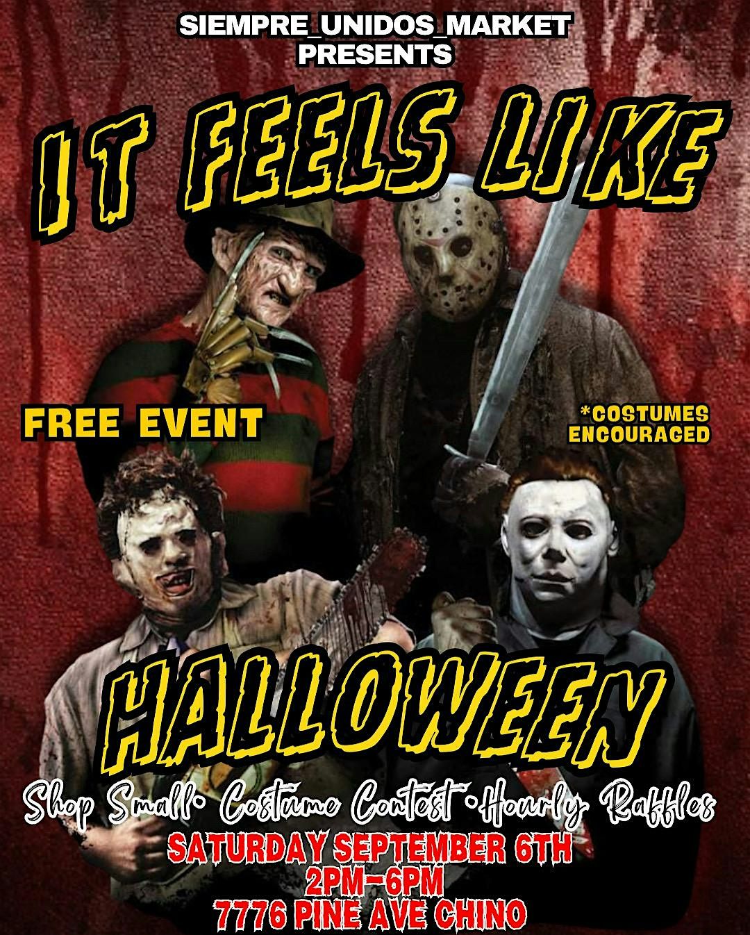 IT FEELS LIKE HALLOWEEN