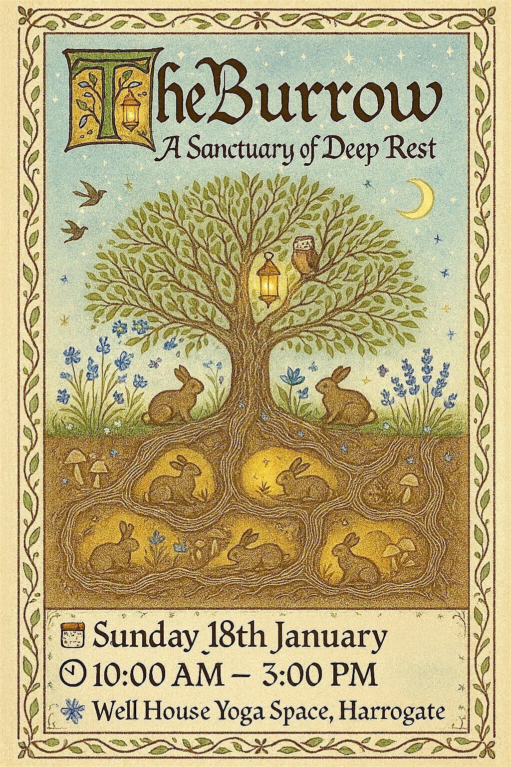 Burrow: Deep Rest Day Retreat