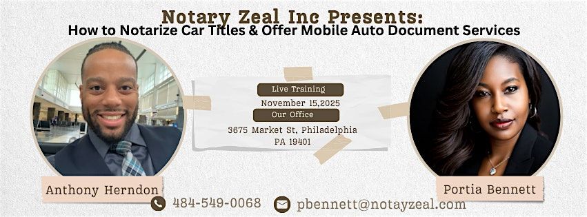 Notary Zeal Presents: How to Notarize Car Titles & Offer Auto Documents