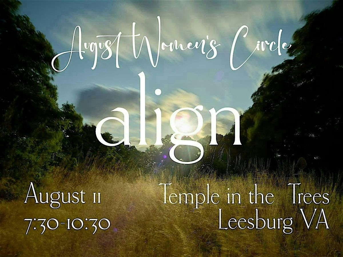 Women\u2019s Circle August | align