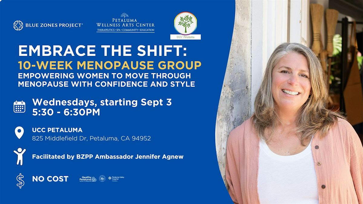 Blue Zones Project Petaluma: 10-Week Menopause Group (Moai)