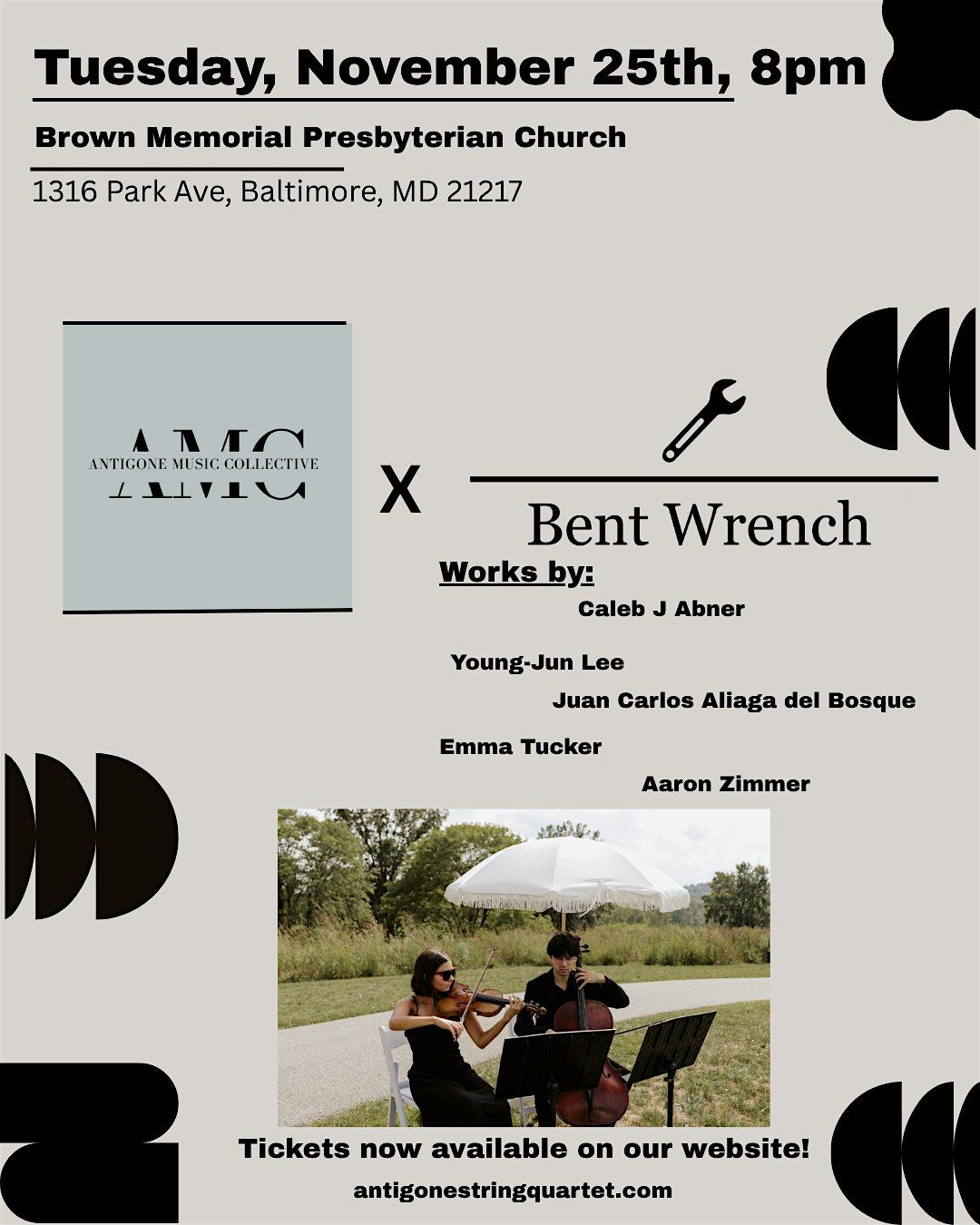 Antigone Music Collective x Bent Wrench