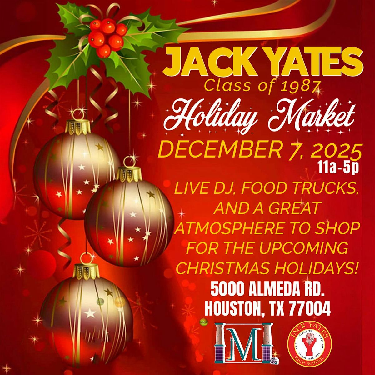 Jack Yates Class of 87 Holiday Market