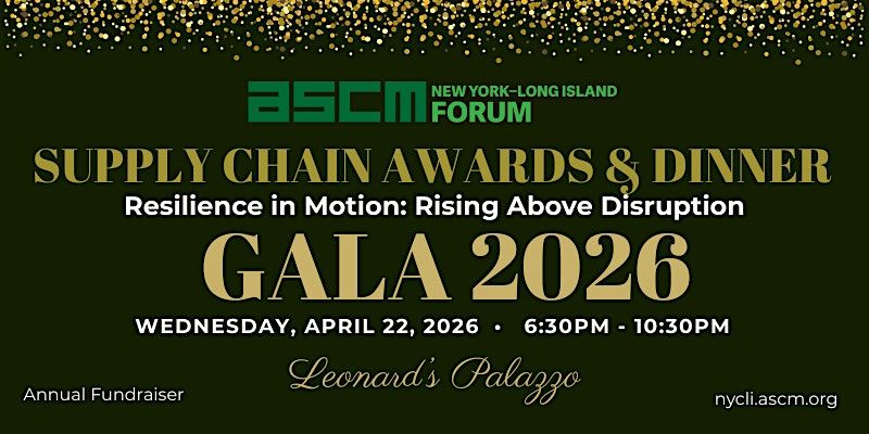 ASCM NYC LI Gala & Supply Chain Award 2026