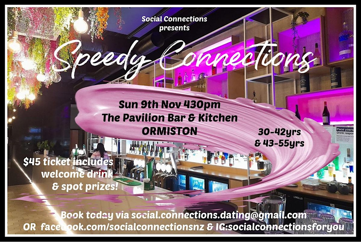 Speedy Connections in ORMISTON!