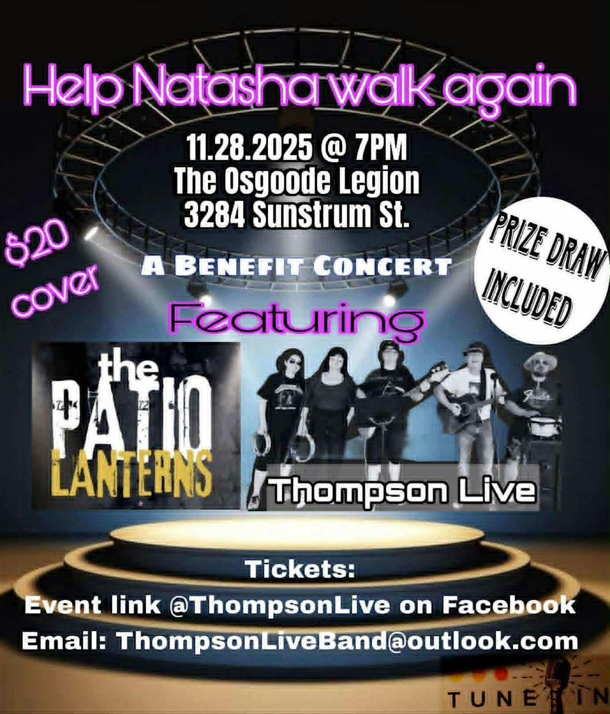 Help Natasha Walk Again - A Benefit Concert