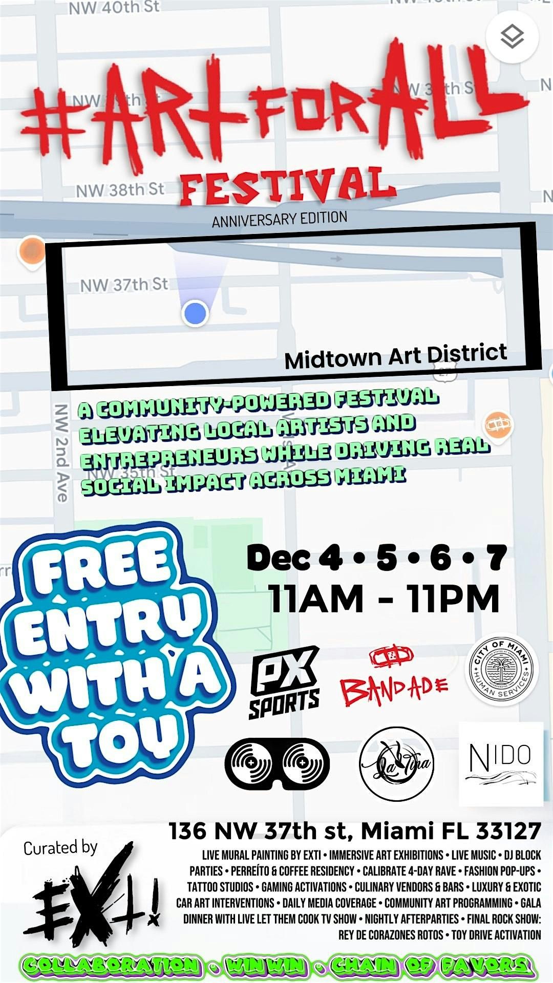 #ArtForALL Anniversary Festival @ Midtown Art District \u2013 Hosted by EXTi