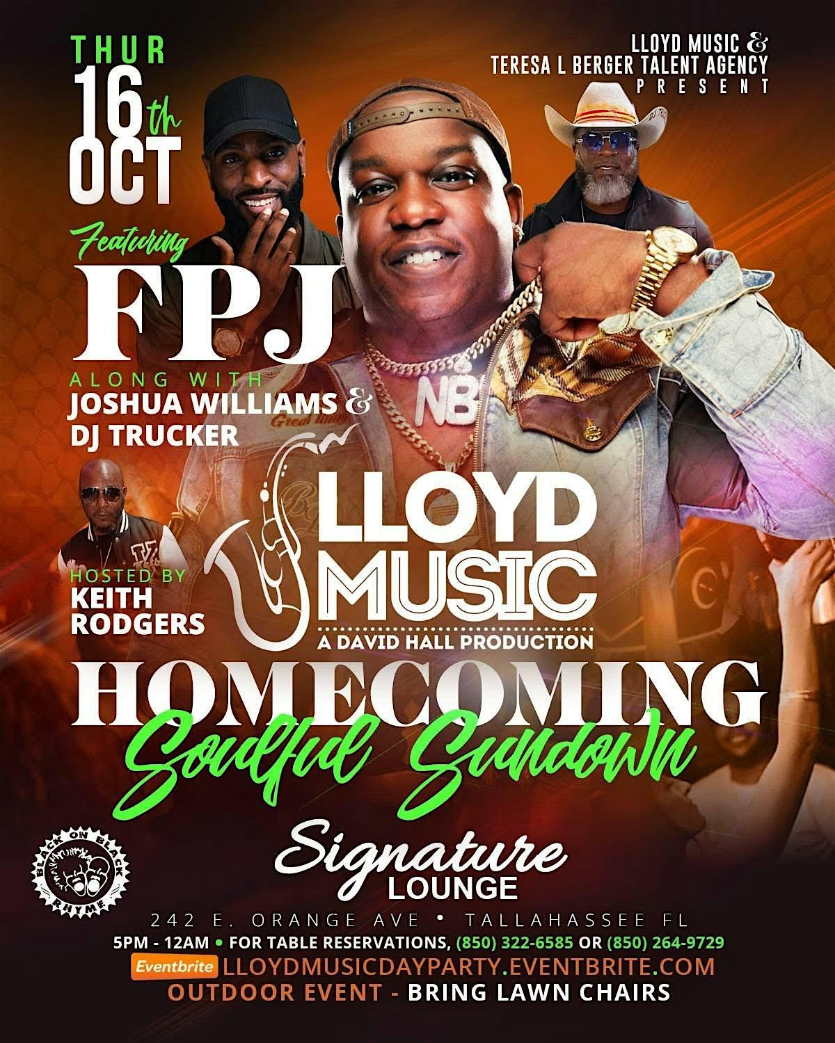 Lloyd Music Homecoming Soulful Sundown Party FPJ,DJ Trucker,Joshua Williams