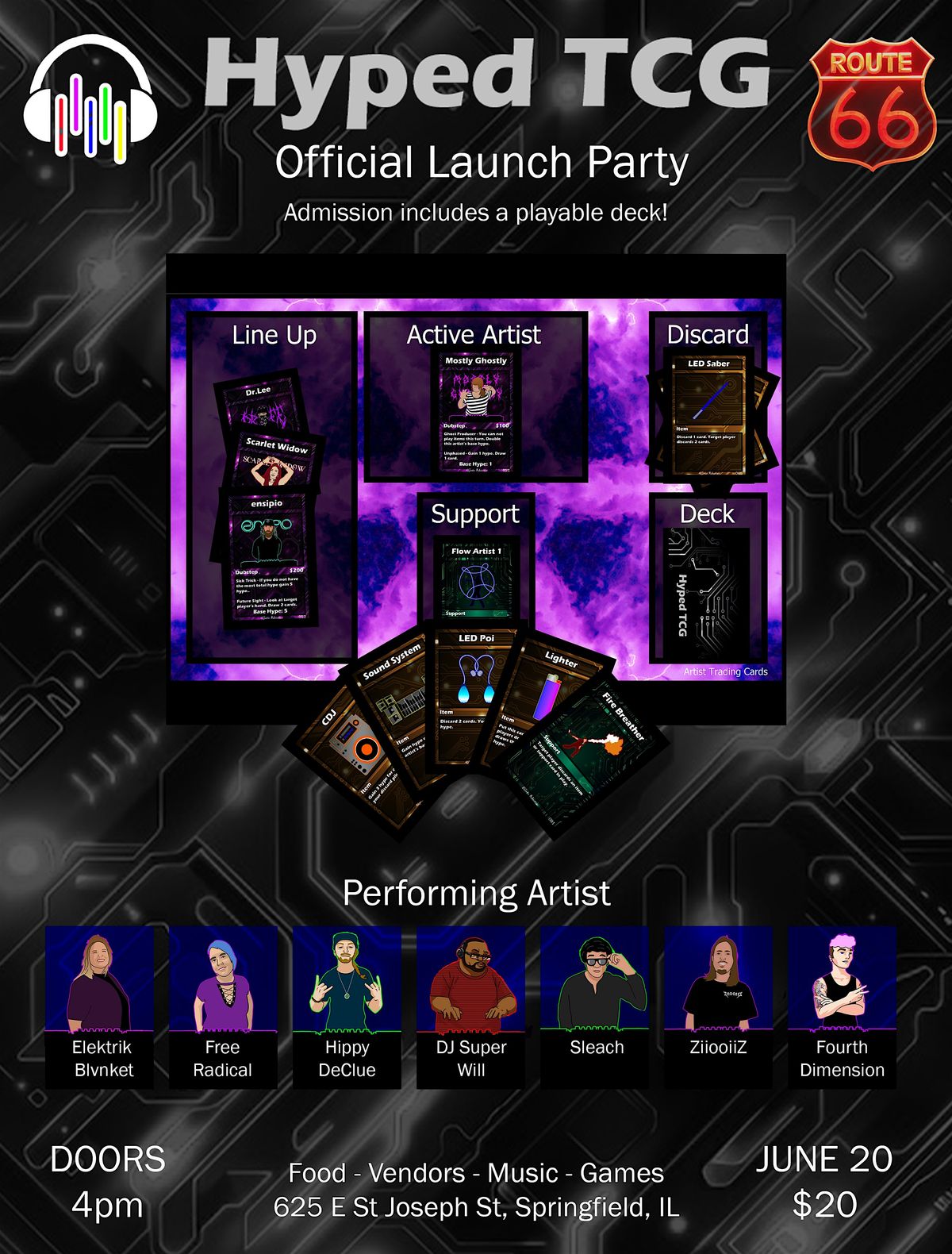 Hyped TCG Launch