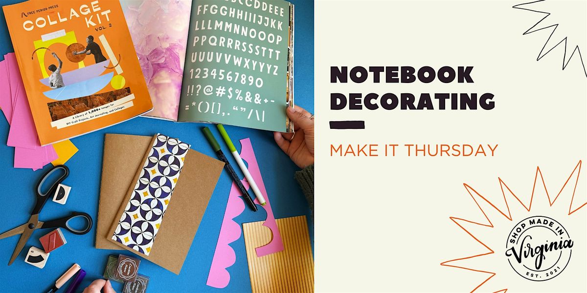 Make It Thursday: Notebook Decorating