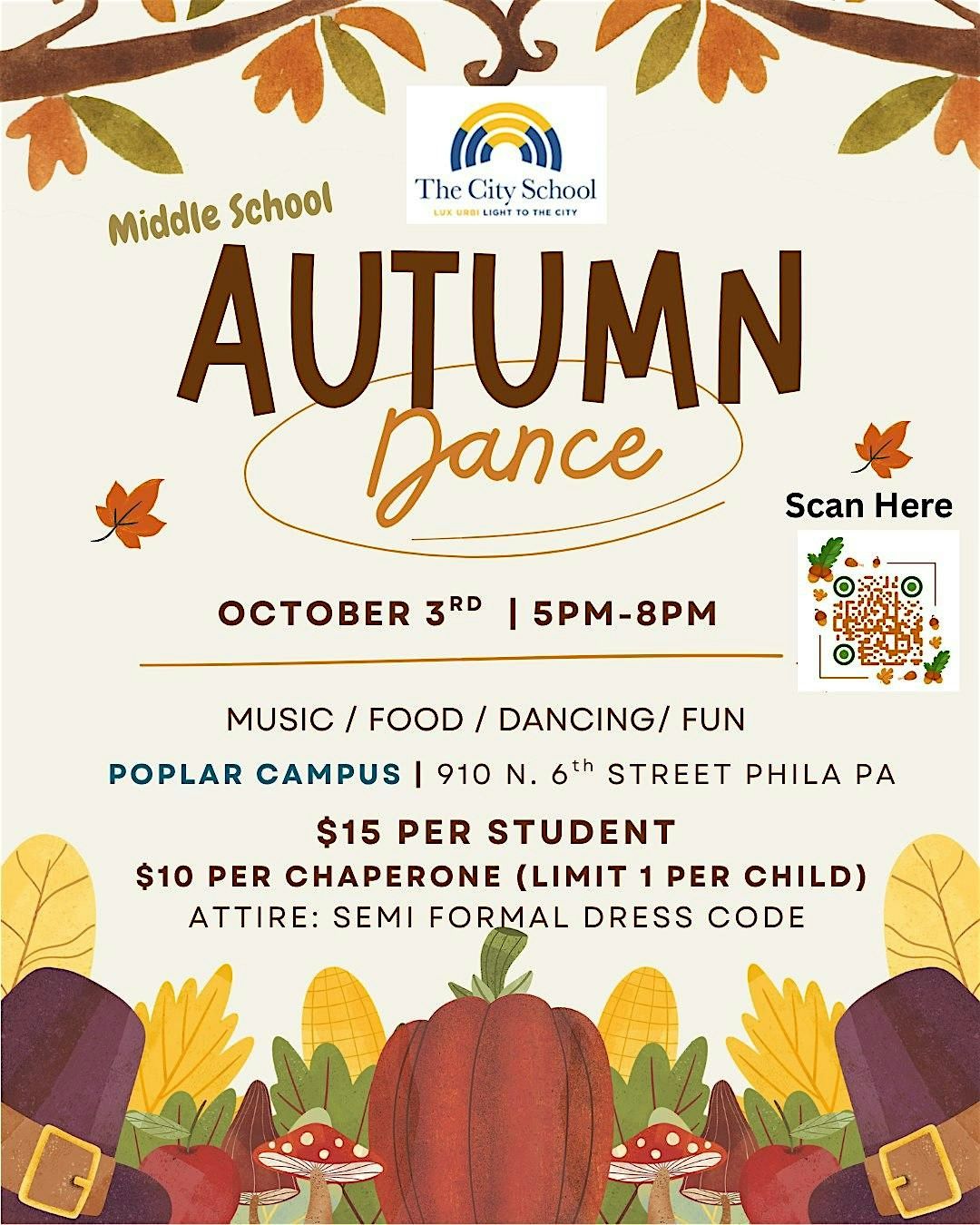 The City School Autumn Dance for Middle School