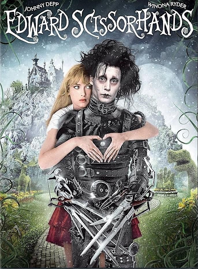 EDWARD SCISSORHANDS (1990)(R)(Sat.1\/25) 2:30pm, 5:00pm, 7:30pm & 10pm