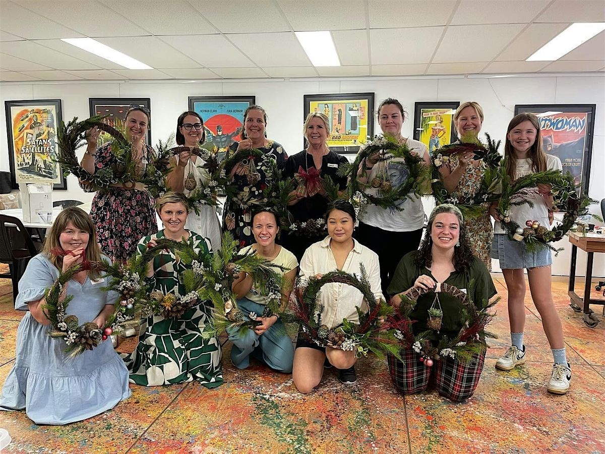 Christmas wreath workshop