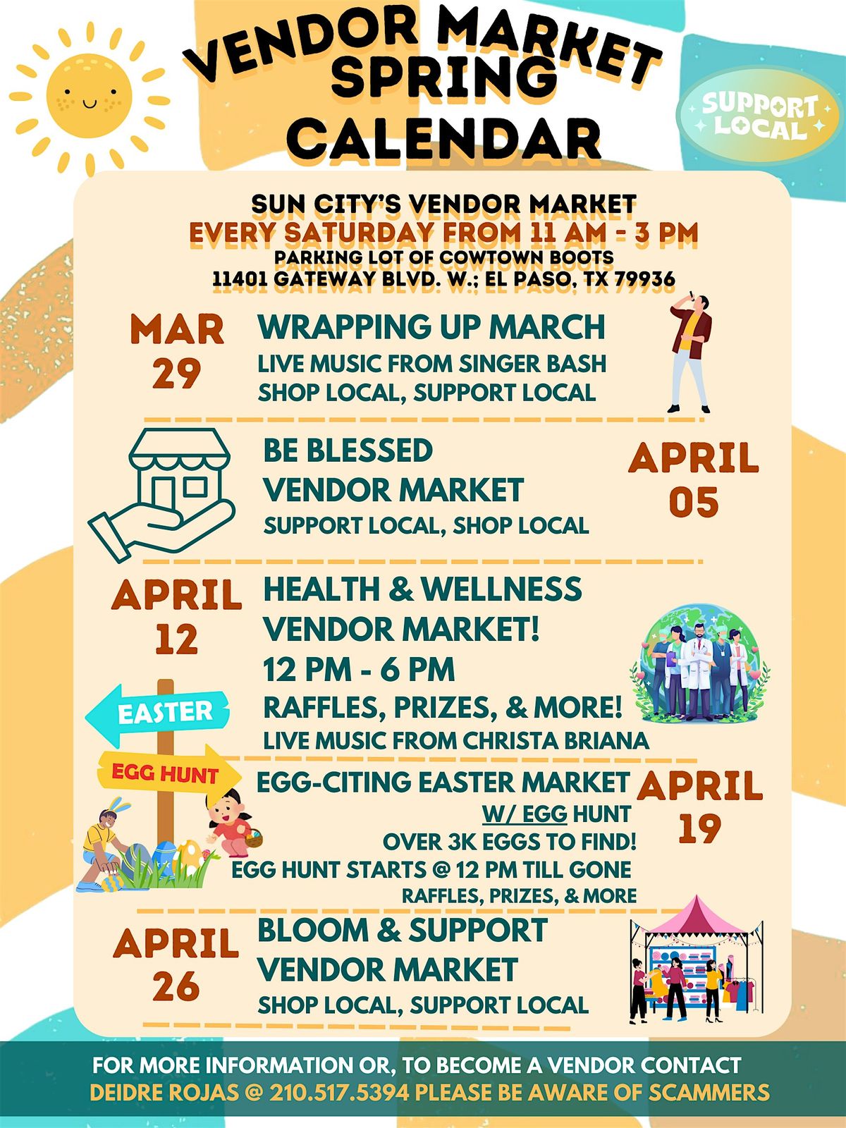 Every Saturday Vendor Market - Pet Friendly Event