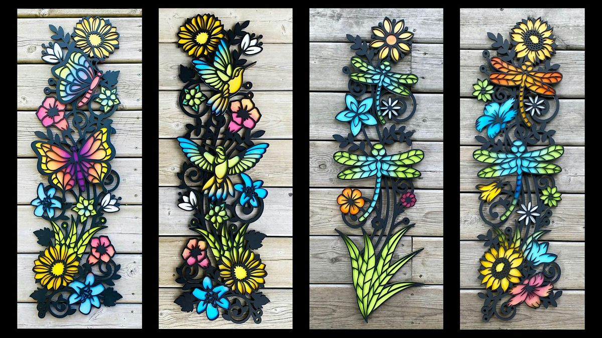 Cassie\u2019s Creations Trellis Paint and Sip at Mill Lane Winery