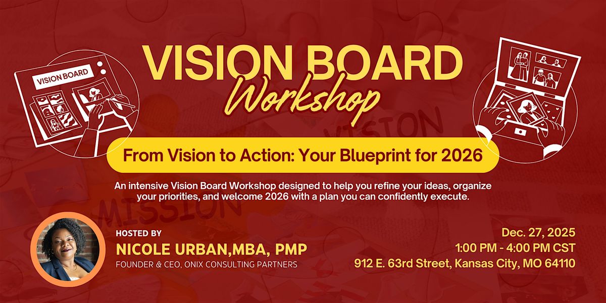FROM VISION TO ACTION: Your Blueprint for 2026 | Vision Board Workshop