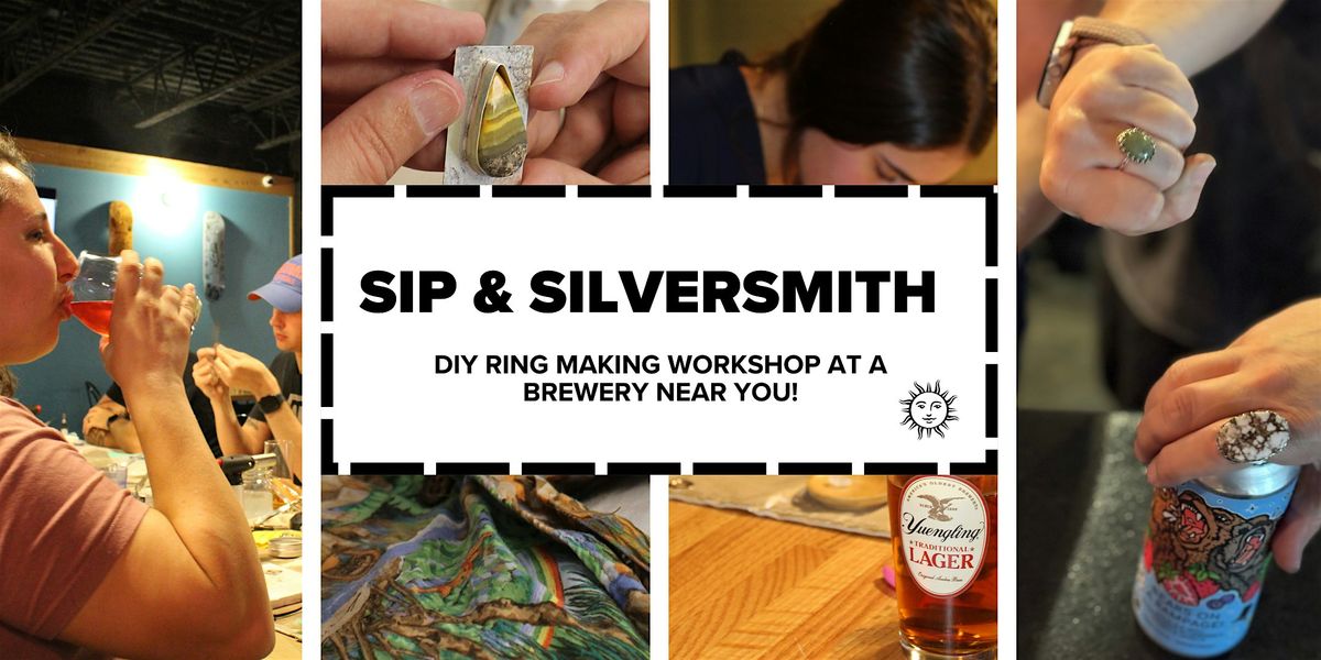 Sip & Silversmith - DIY Ring Making Workshop with GILDED Gem Studio