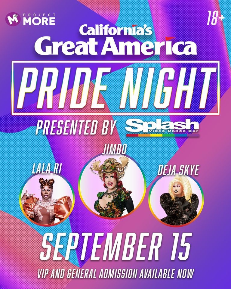 Pride Night at CA Great America hosted by SPLASHSJ Ca Great America