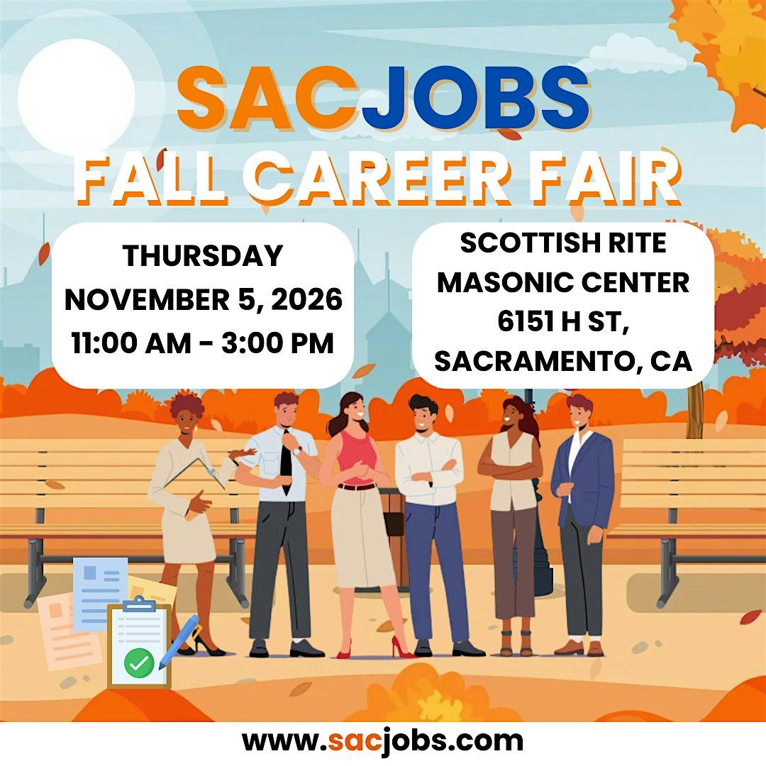 SacJobs Fall Career Fair (In Person)