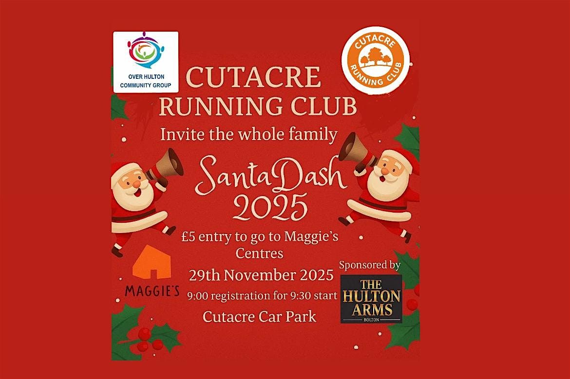 Cutacre Running Club Santa Dash for Maggie\u2019s