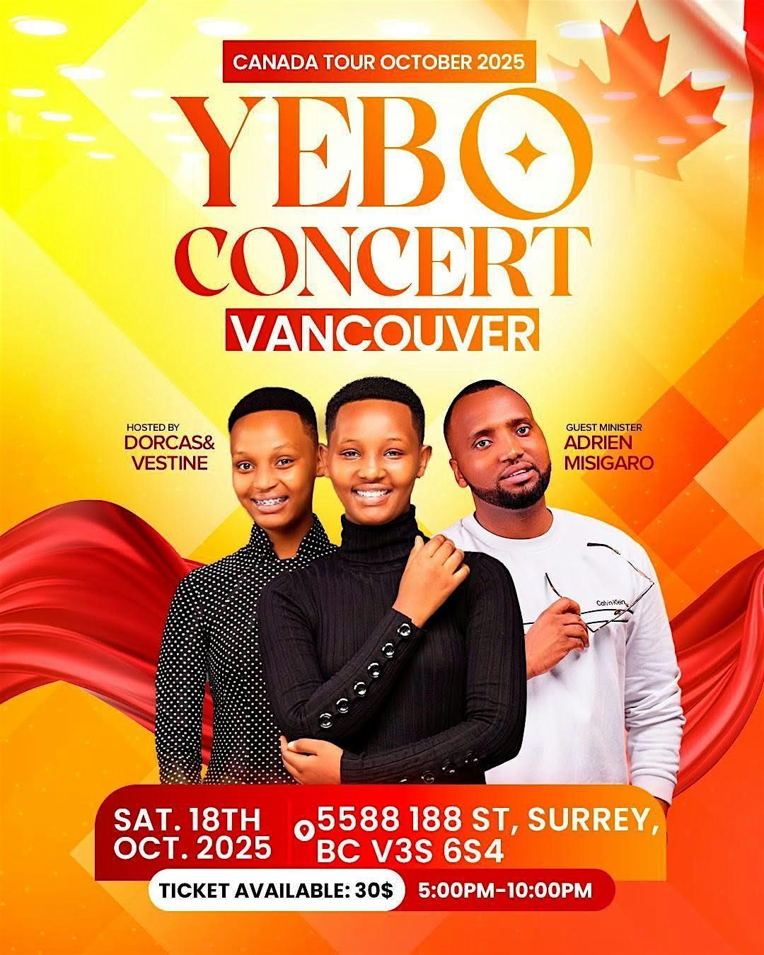 YEBO Concert with Dorcas & Vestine