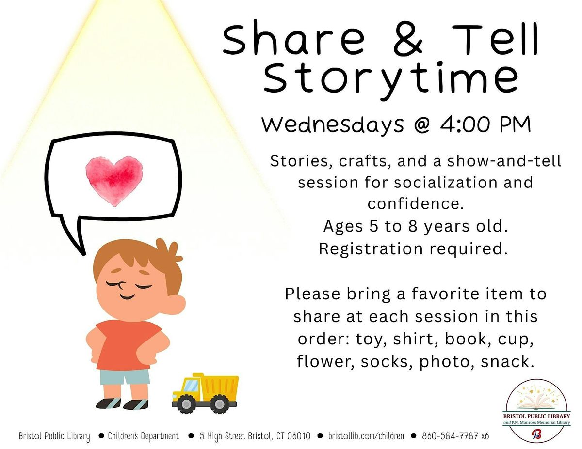 Share and Tell Storytime