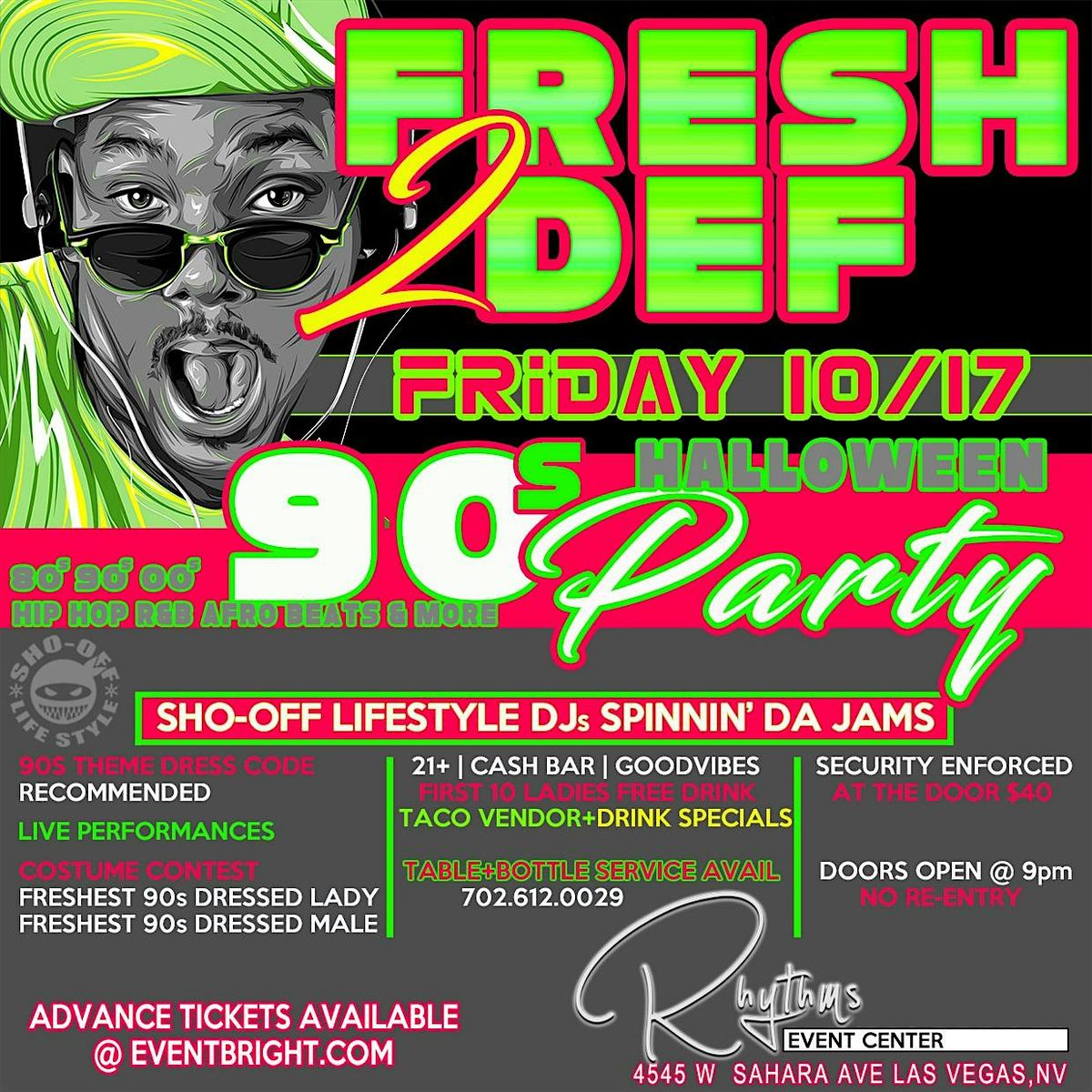 90s HALLOWEEN PARTY FRESH 2 DEF