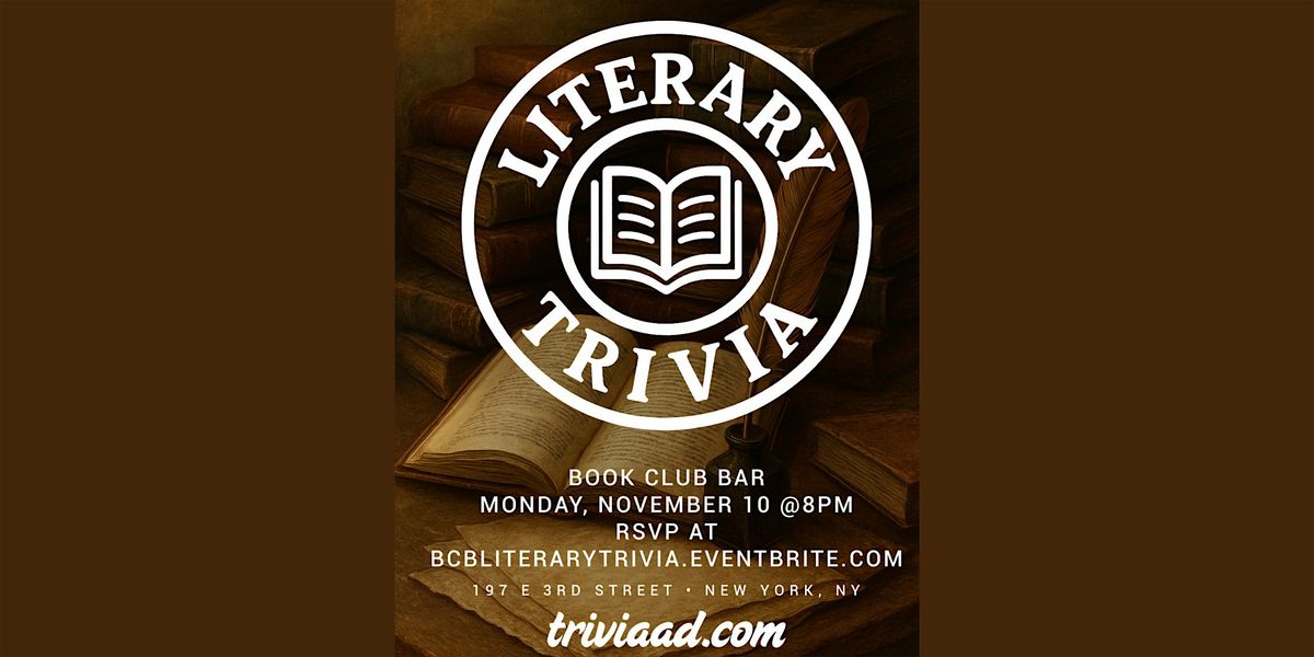 Game Night: Literary Trivia