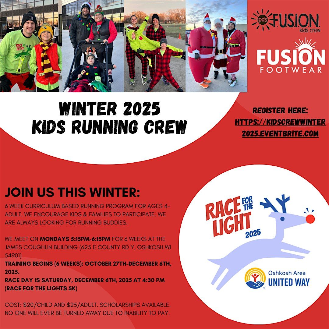 Kids Crew Running Club Winter 2025